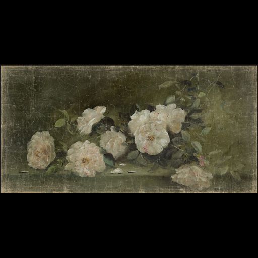 Panneau "roses" 200 x 100 cm